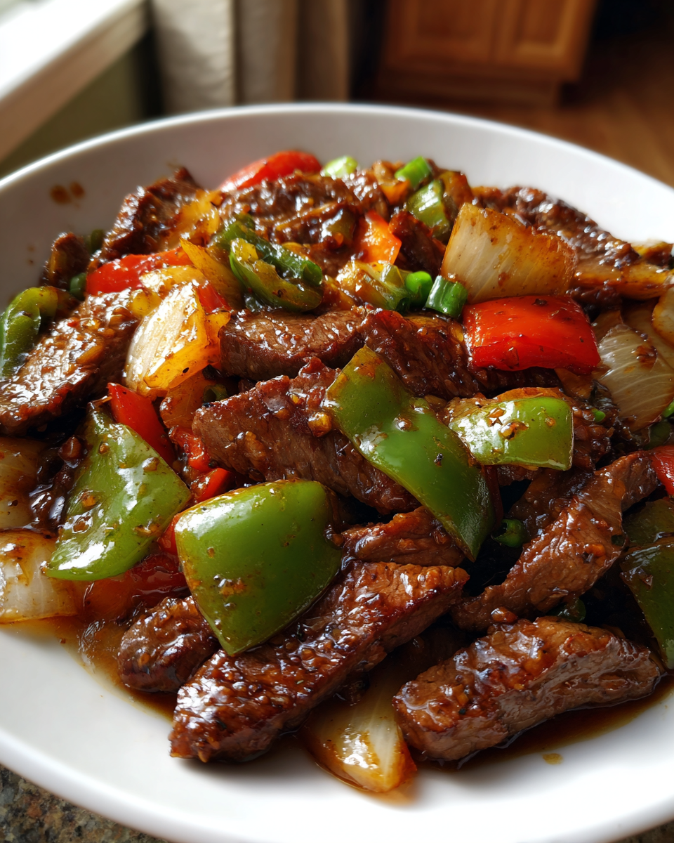 pepper steak - detail 4