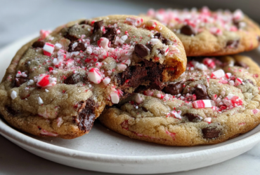 peppermint chocolate chip cookies