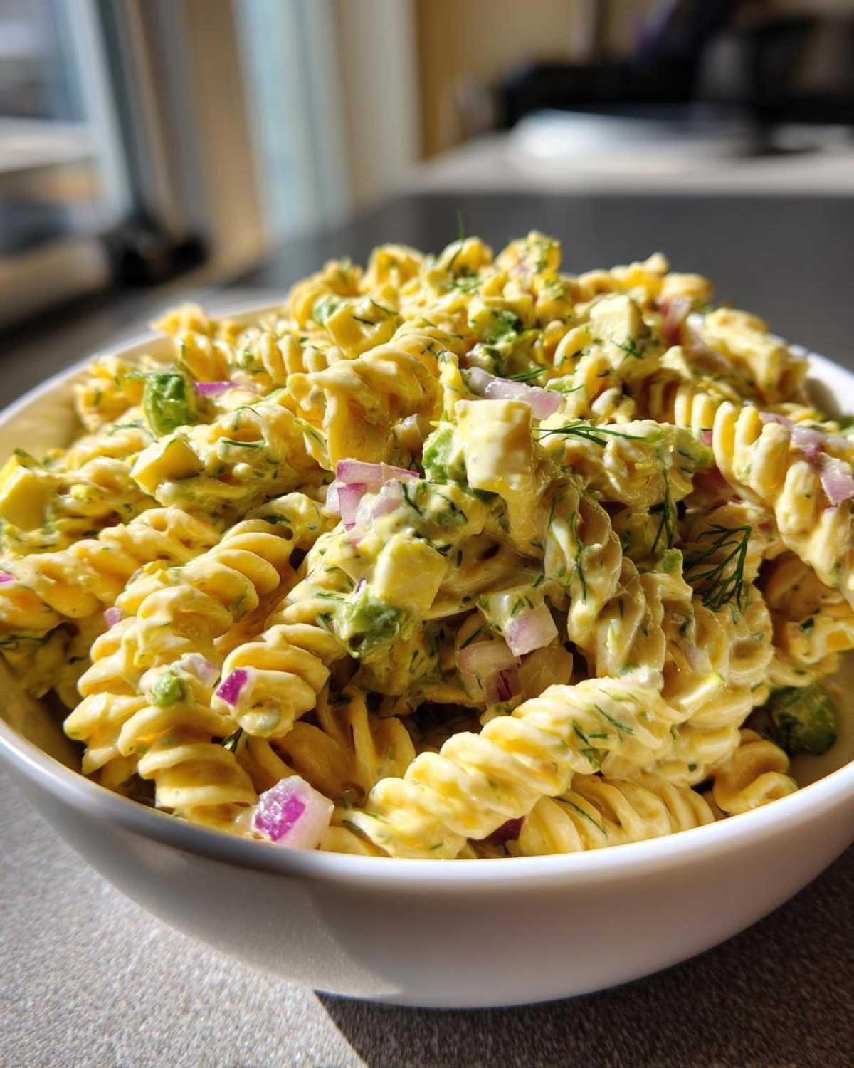 pickle pasta salad - detail 3