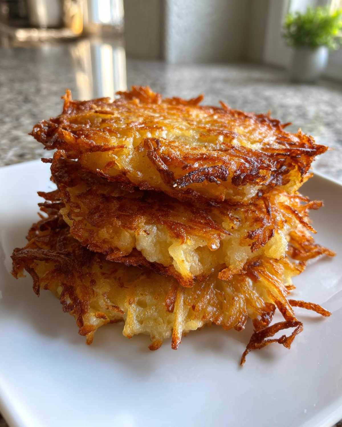 potato latkes - detail 1