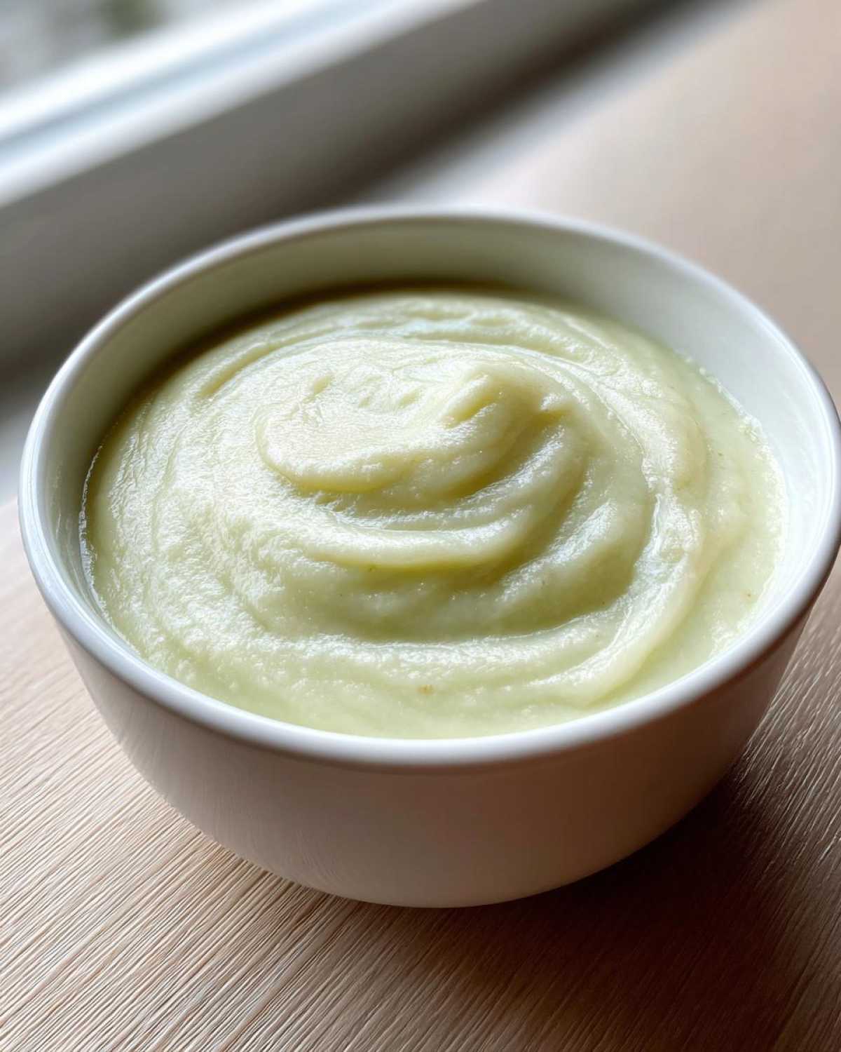 potato leek soup - detail 1