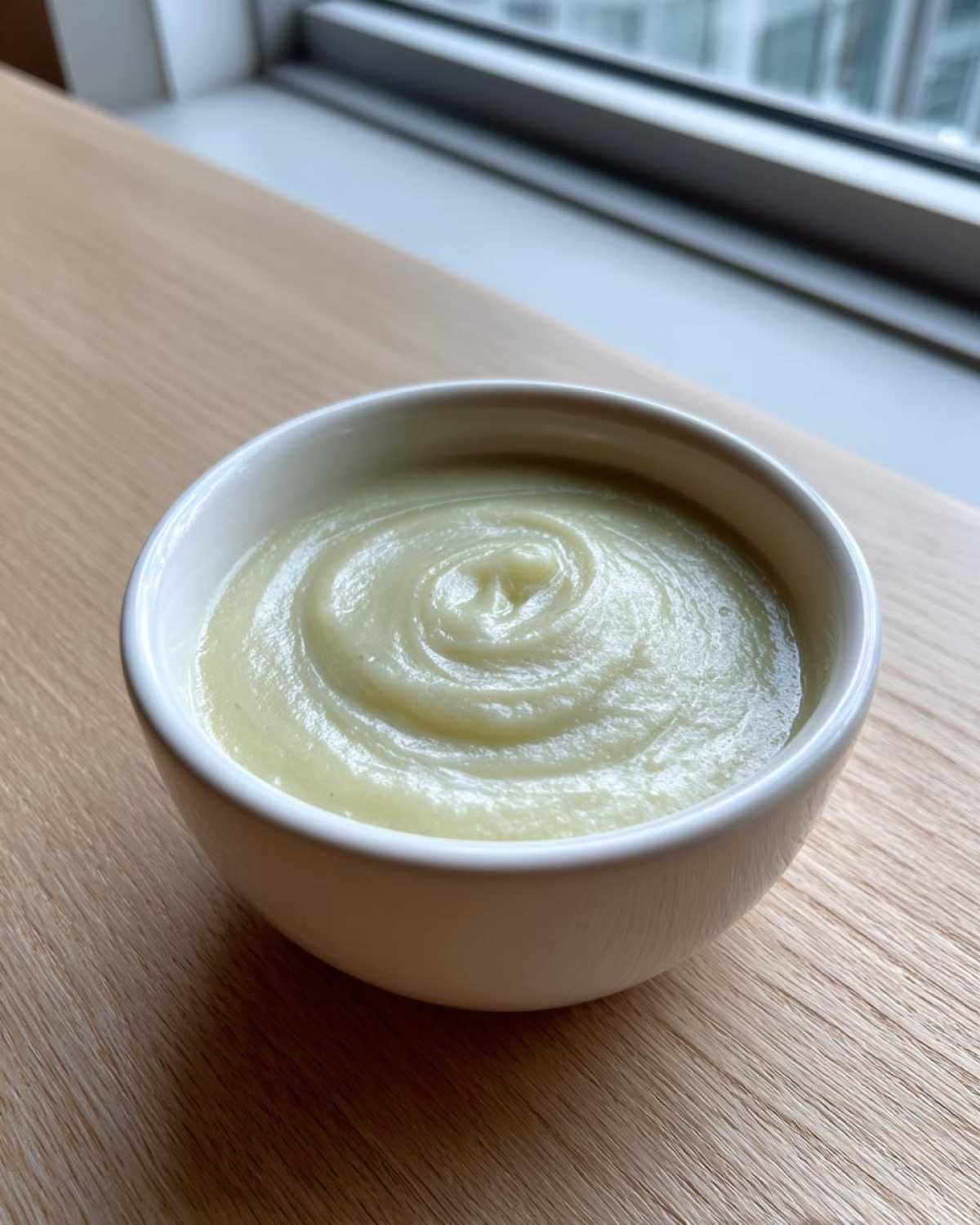 potato leek soup - detail 2