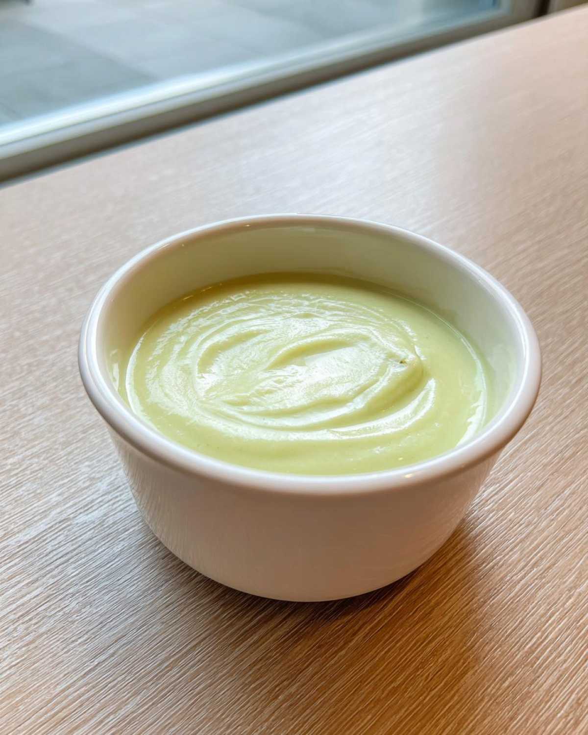 potato leek soup - detail 3