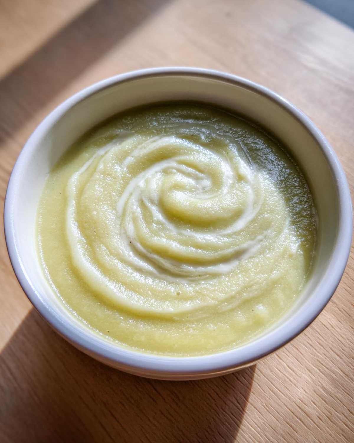 potato leek soup - detail 4