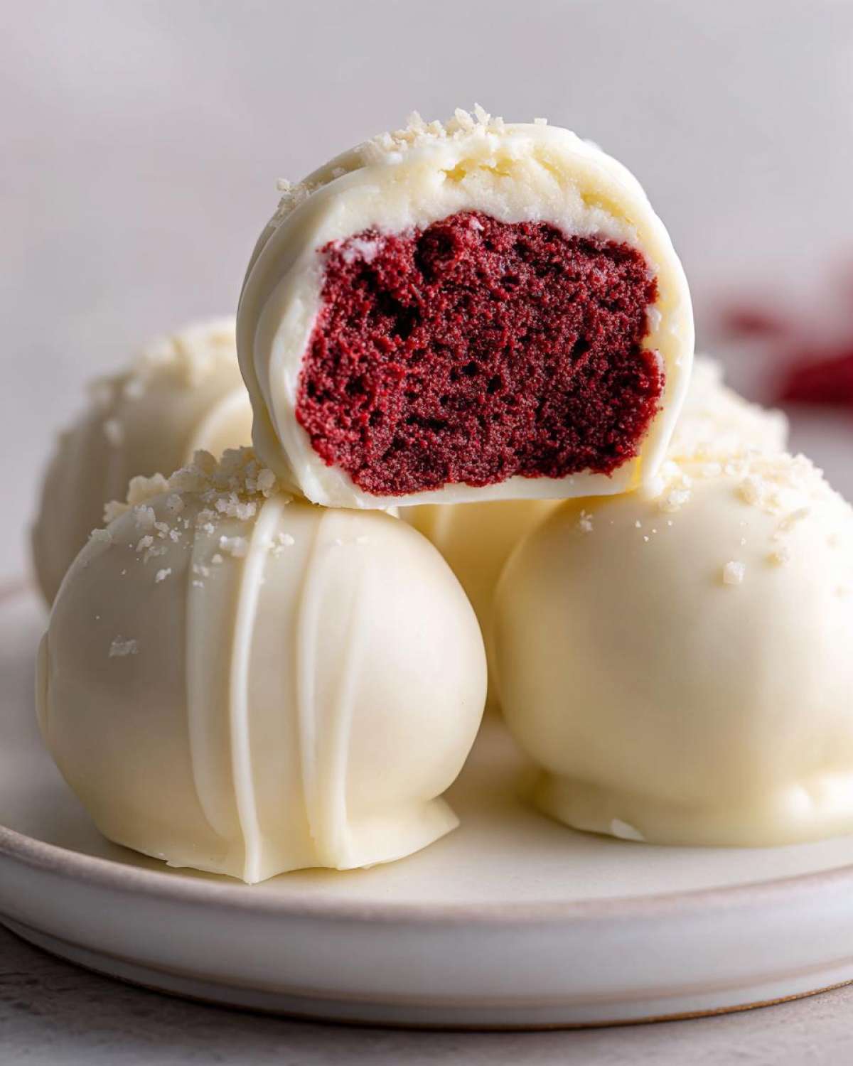 red velvet cake balls - detail 3