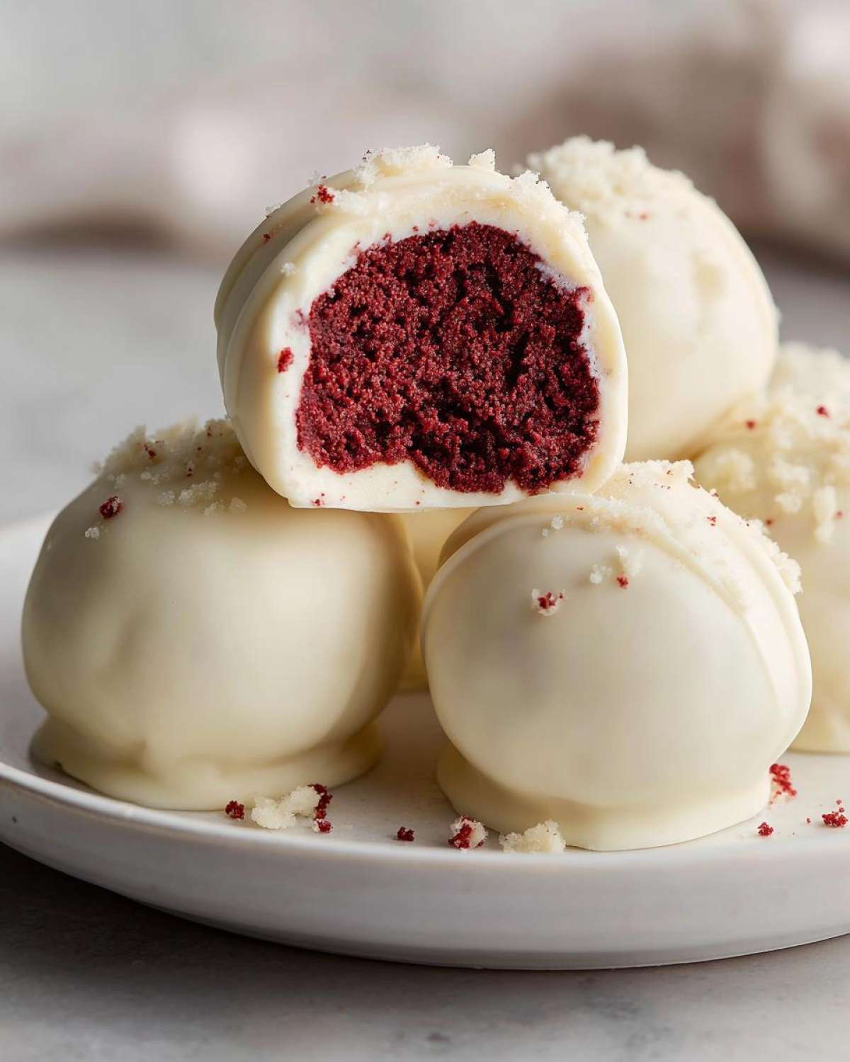 red velvet cake balls - detail 4