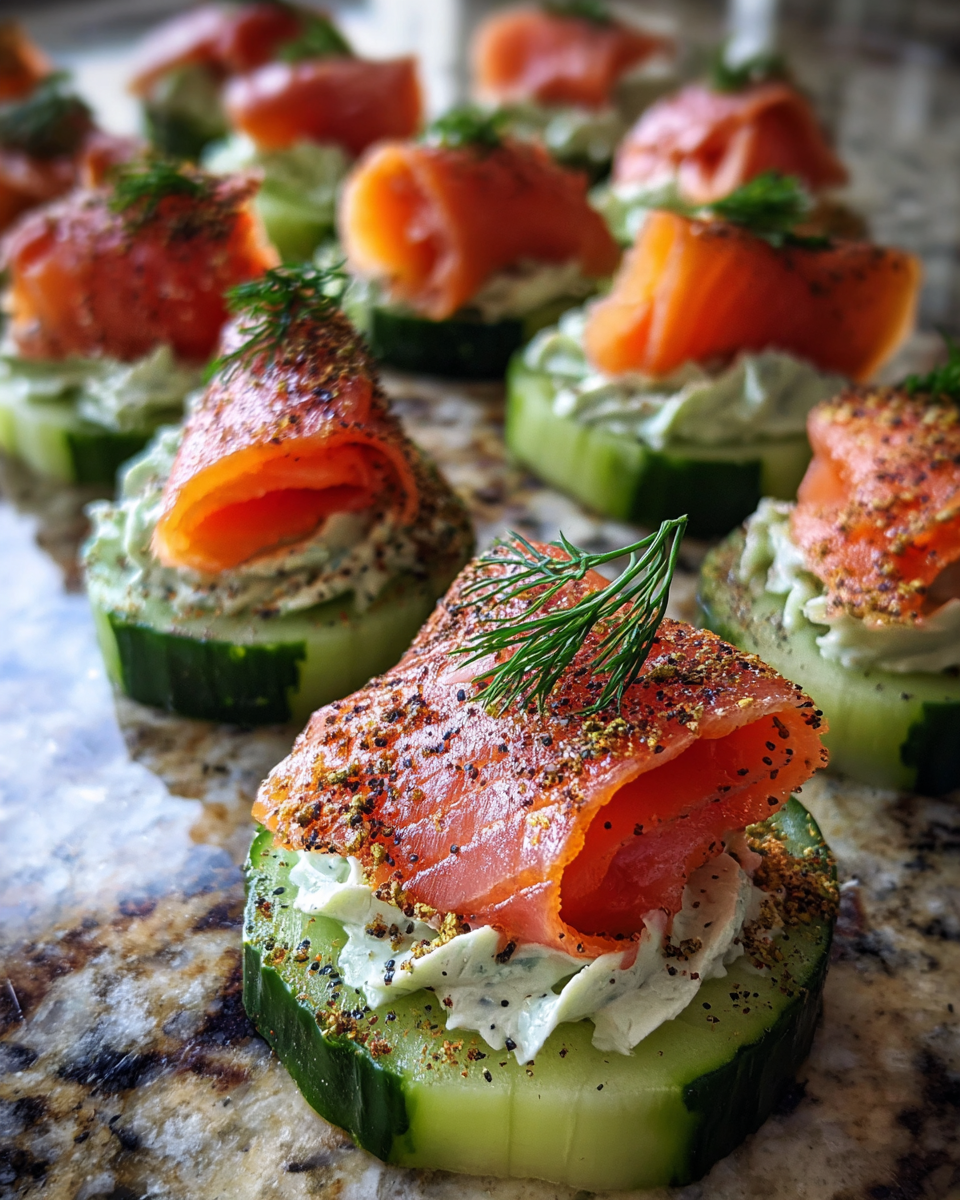 smoked salmon - detail 1