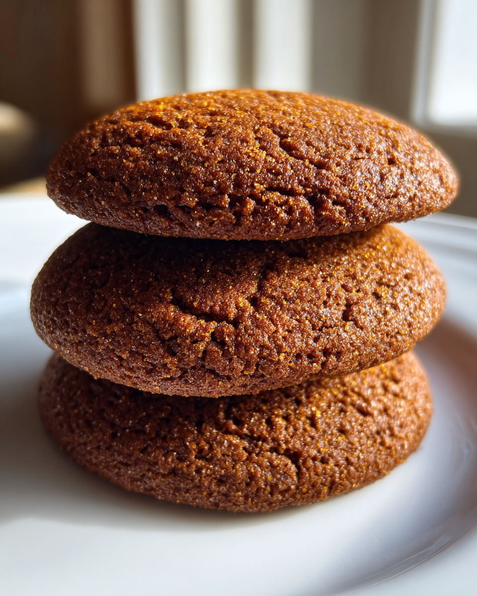 soft gingerbread cookies - detail 1
