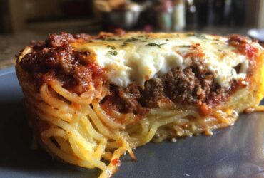 spaghetti pie