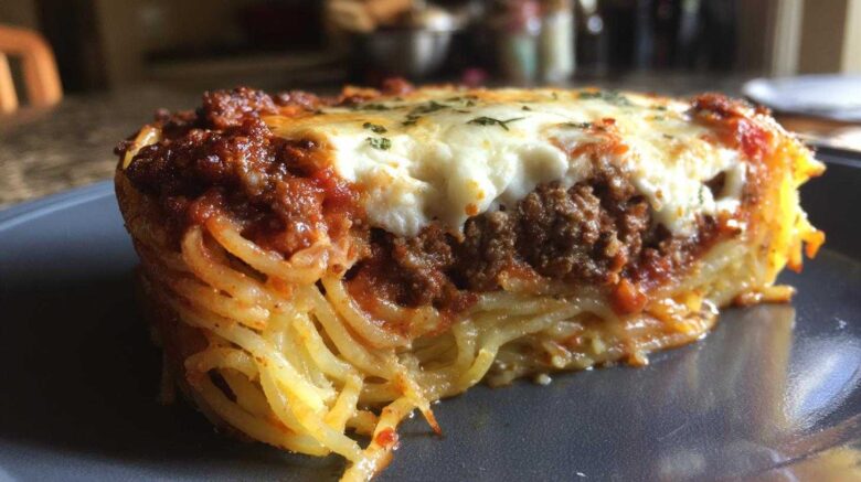 spaghetti pie