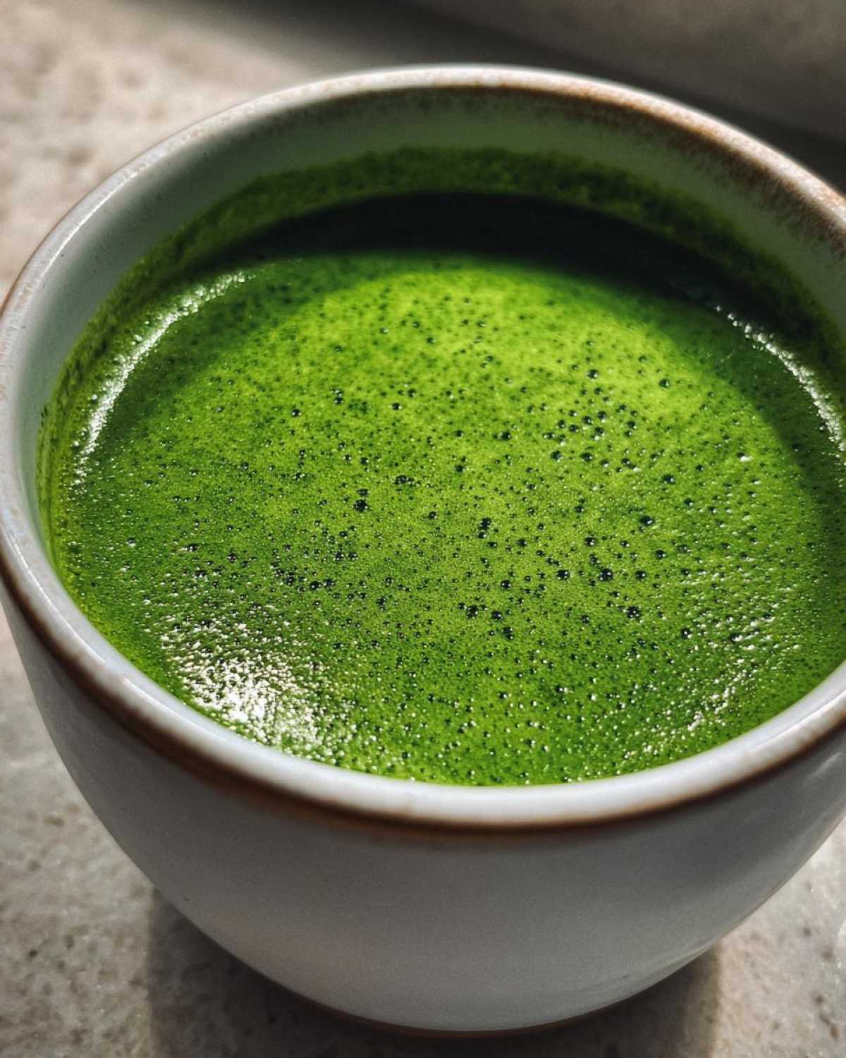 spinach soup - detail 4