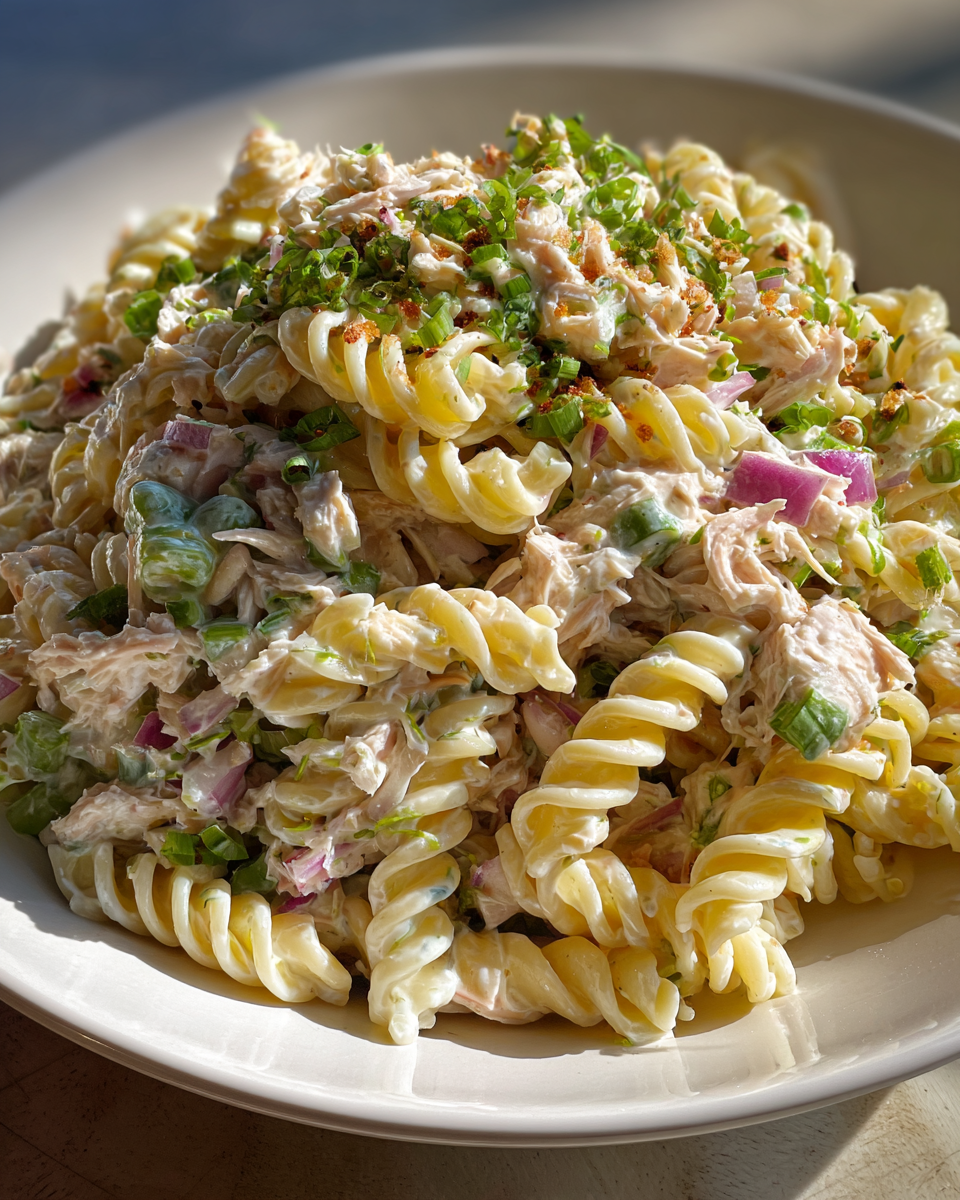 tuna pasta salad - detail 3