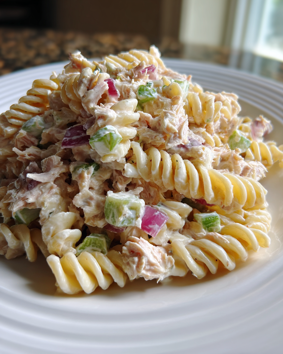 tuna pasta salad - detail 4