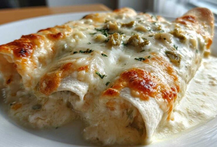 white chicken enchiladas