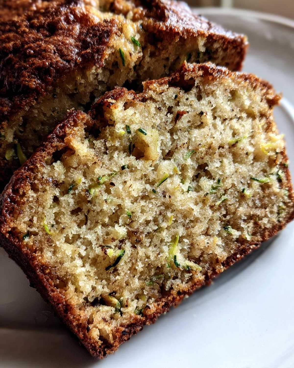 zucchini banana bread - detail 2