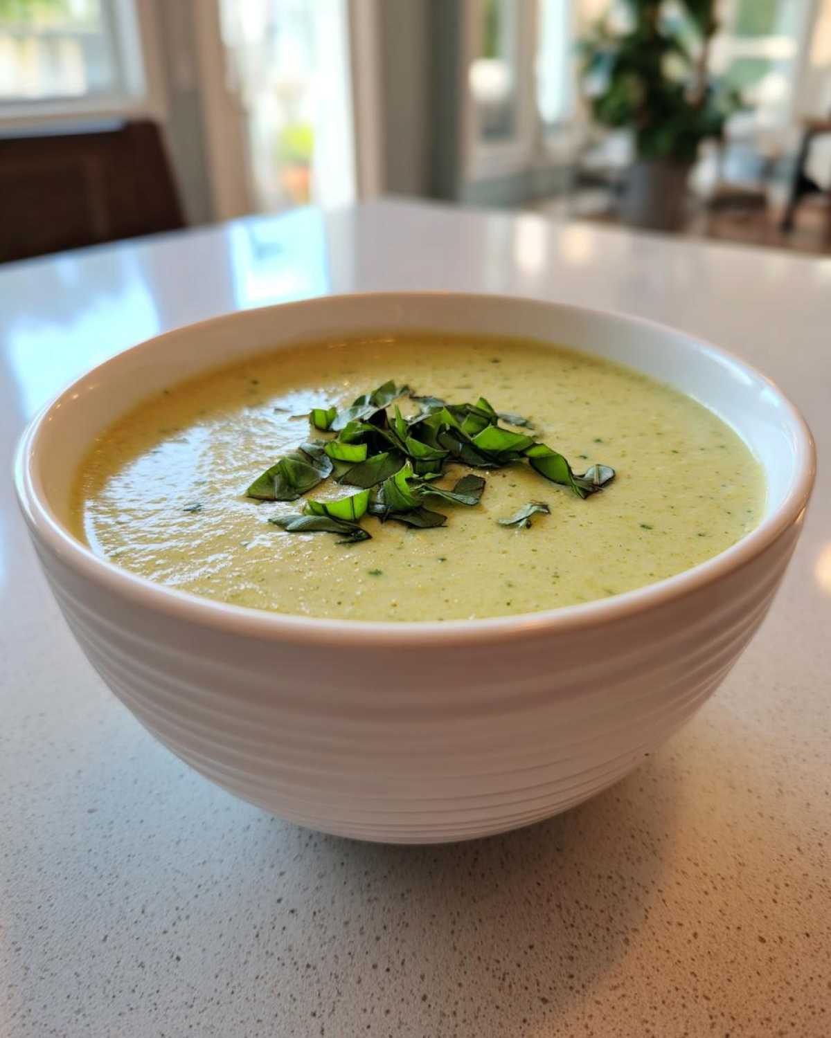zucchini soup - detail 3