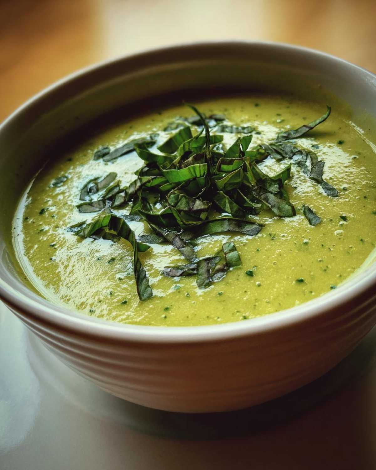 zucchini soup - detail 4